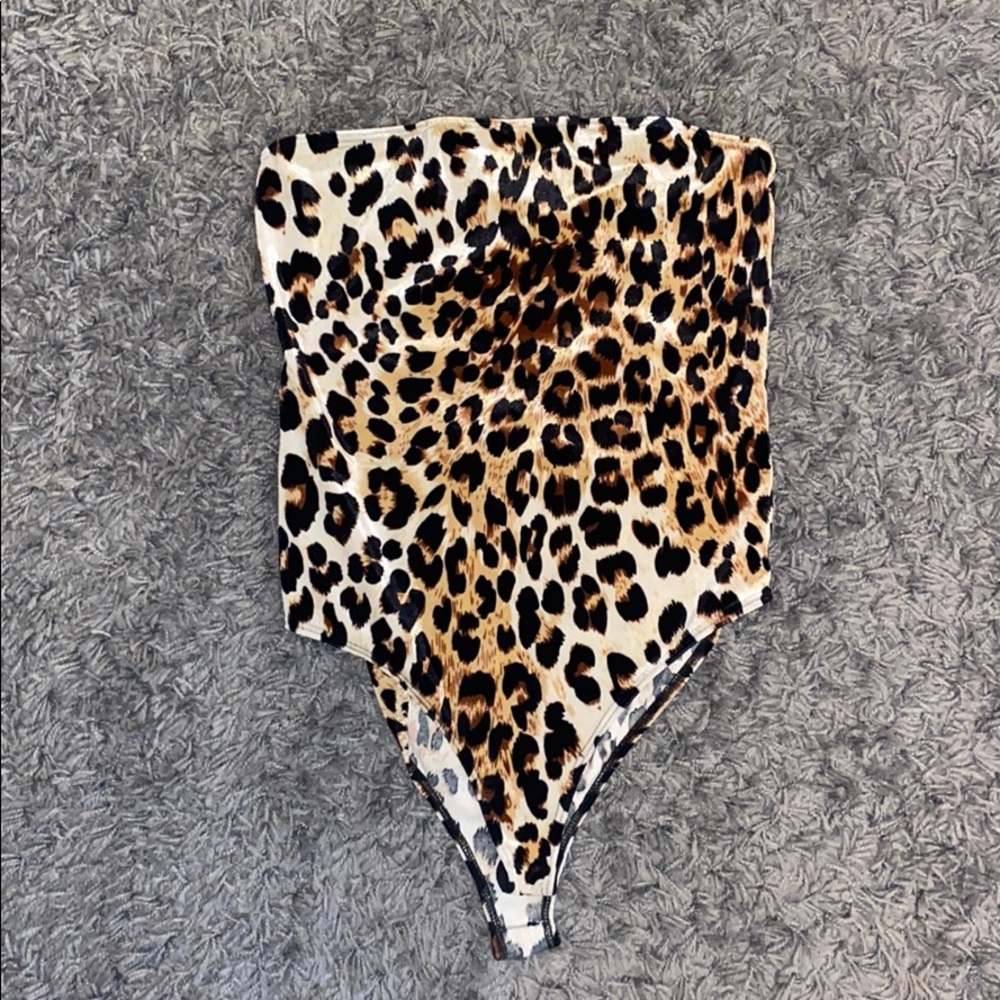 Cheetah print body suit